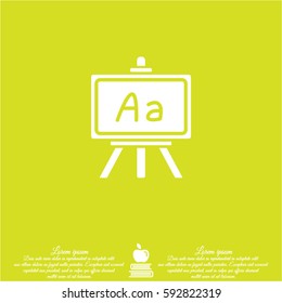 Web icon. Blackboard