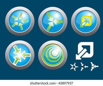 web icon and button