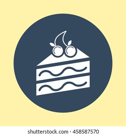 Web Icon of Cake Pastry.