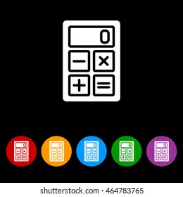 Web icon. Calculator