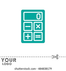 Web icon. Calculator