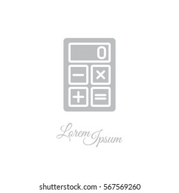 Web icon. Calculator