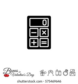 Web icon. Calculator