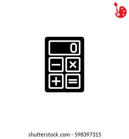 Web icon. Calculator