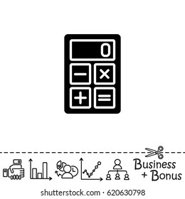 Web icon. Calculator