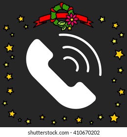 Web icon. Call