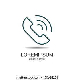 Web icon. Call