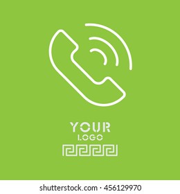 Web icon. Call