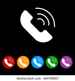 Web icon. Call