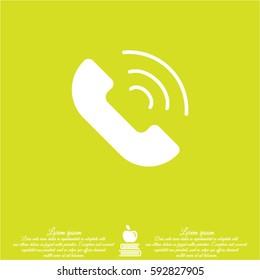 Web icon. Call