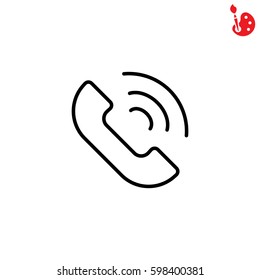 Web icon. Call