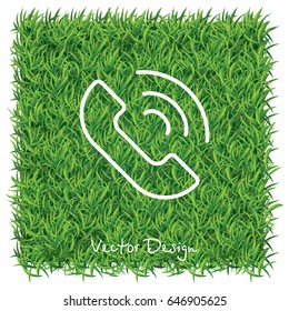 Web icon. Call. vector illustration