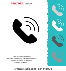Web icon. Call. vector illustration