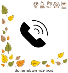 Web icon. Call. vector illustration