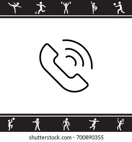 Web icon. Call. vector illustration