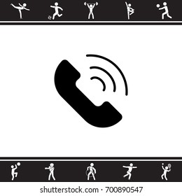 Web icon. Call. vector illustration