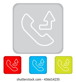 Web icon. Calls forwarded