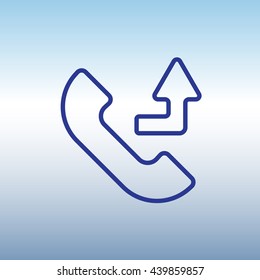 Web icon. Calls forwarded