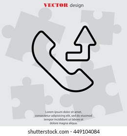 Web icon. Calls forwarded