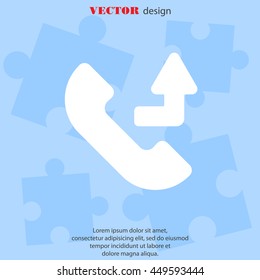 Web icon. Calls forwarded