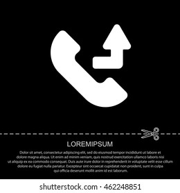 Web icon. Calls forwarded