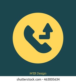 Web icon. Calls forwarded
