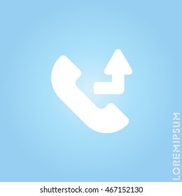 Web icon. Calls forwarded