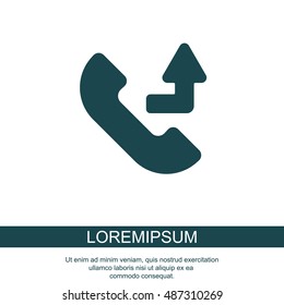 Web icon. Calls forwarded