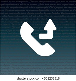 Web icon. Calls forwarded