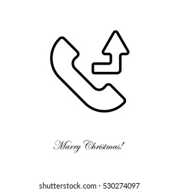 Web icon. Calls forwarded