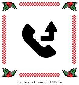 Web icon. Calls forwarded