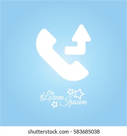 Web icon. Calls forwarded