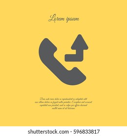 Web icon. Calls forwarded