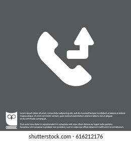 Web icon. Calls forwarded