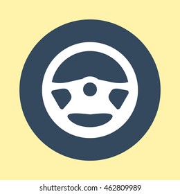 Web Icon of Car Steering.