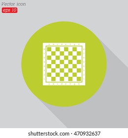 Web icon. Chess board