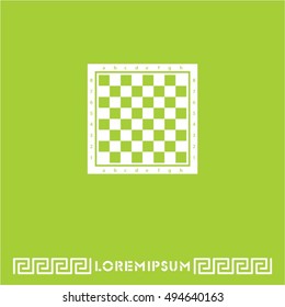 Web icon. Chess board