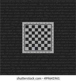 Web icon. Chess board