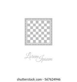 Web icon. Chess board
