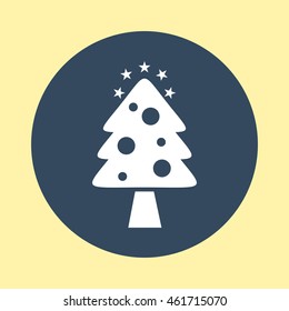 Web Icon of Christmas Tree.