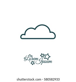 Web icon. Cloud