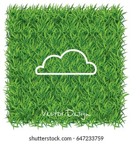Web icon. Cloud. vector illustration