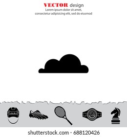 Web icon. Cloud. vector illustration