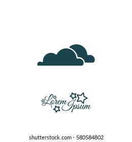 Web icon. Clouds