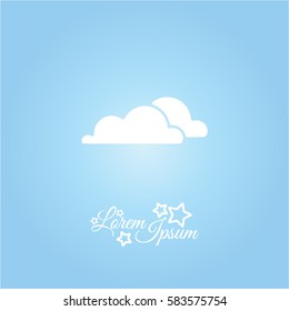 Web icon. Clouds