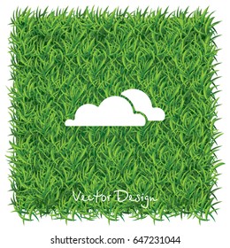 Web icon. Clouds. vector illustration