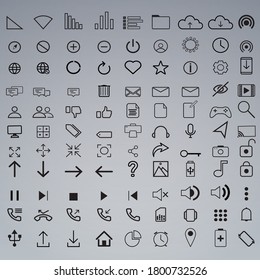 Web icon collection 2 vector design