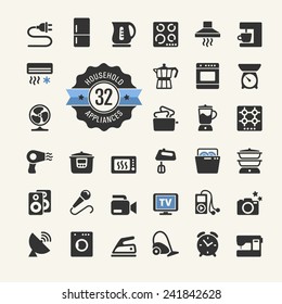 Web icon collection - household appliances