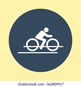 Web Icon of Cyclist.
