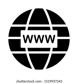 Web icon Design. Go to web Icon in trendy flat style design. Vector illustration.